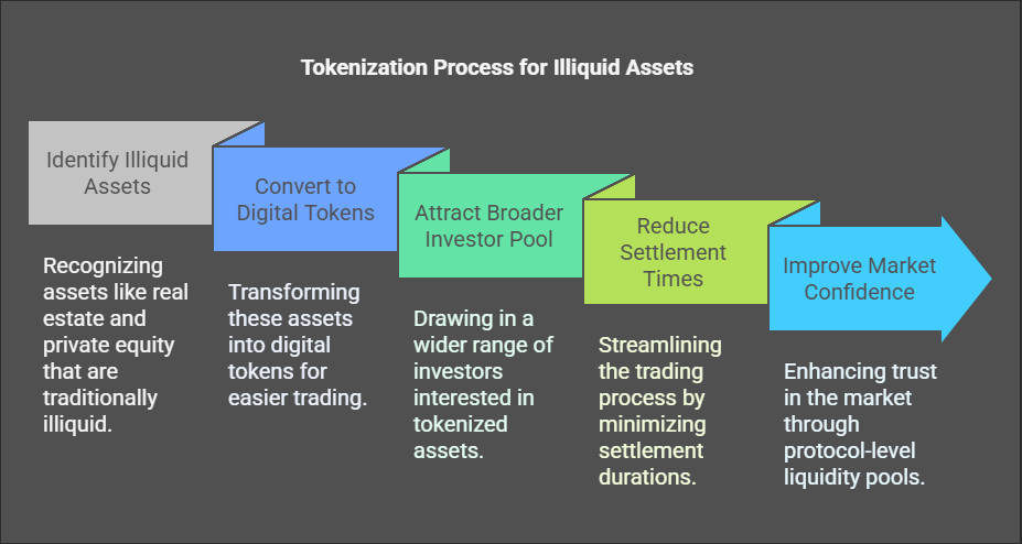 Enhanced Liquidity for Historically Illiquid Assets using RWA tokenization