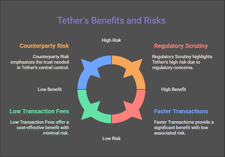 Tether USDt  Benefits and Risks